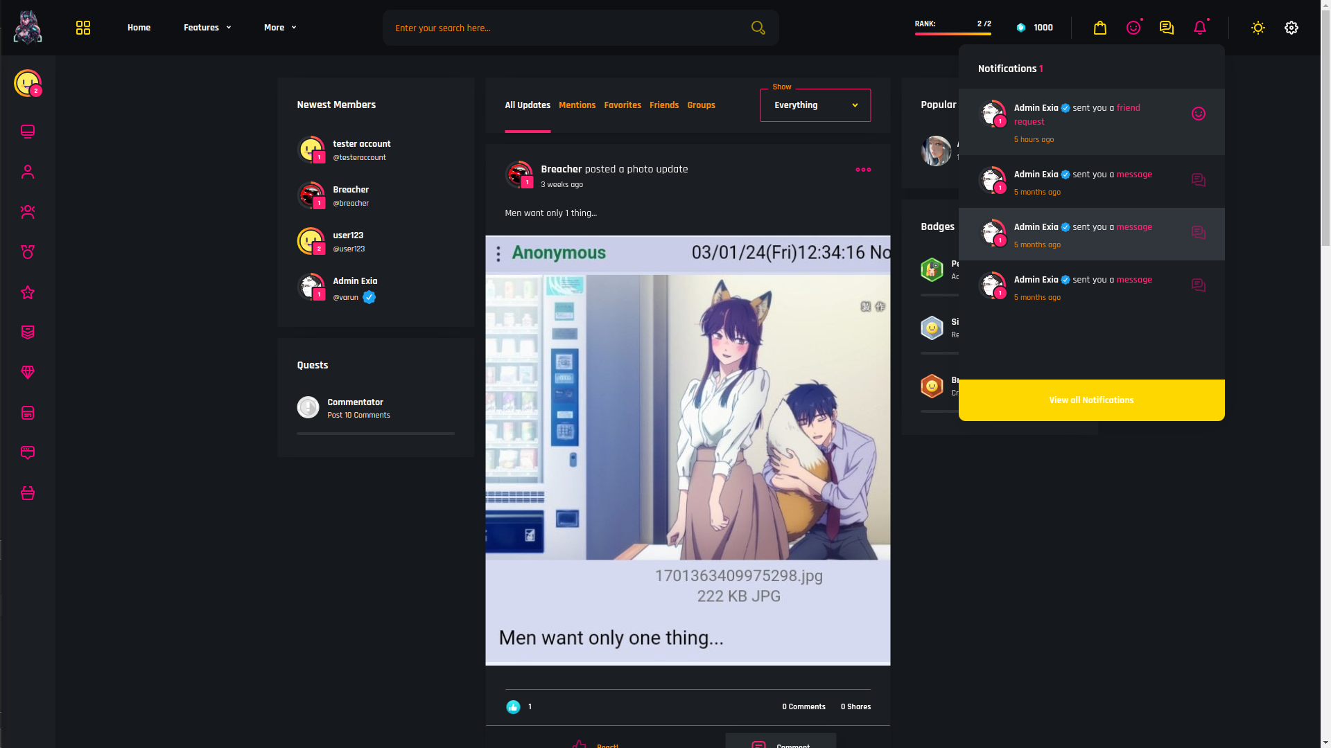 notifications